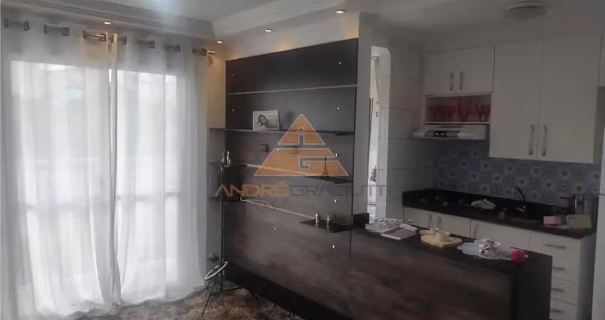 Apartamento para venda em santo andré, vila alzira, 2 dormitórios, 1 banheiro, 1 vaga
