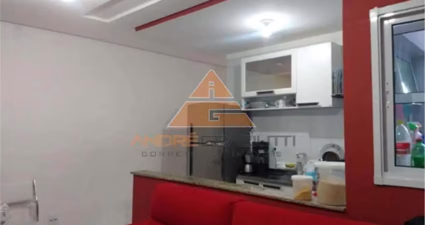 Apartamento para venda em santo andré, vila linda, 2 dormitórios, 1 banheiro, 1 vaga