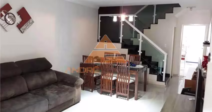 Sobrado para venda em santo andré, jardim estella, 3 dormitórios, 3 suítes, 3 banheiros, 2 vagas