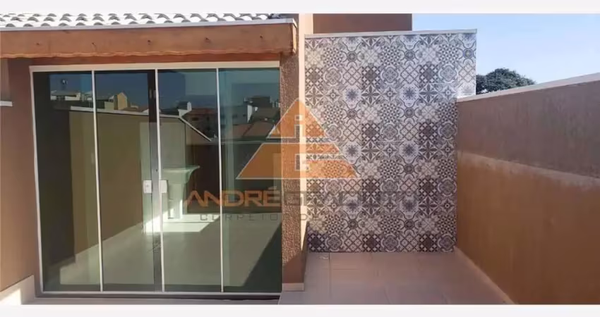 Cobertura para venda em santo andré, camilopolis, 2 dormitórios, 1 banheiro, 1 vaga