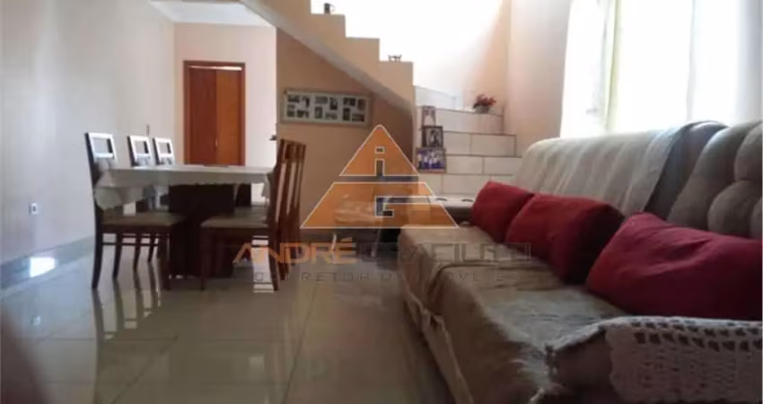 Sobrado para venda em santo andré, jardim santa cristina, 3 dormitórios, 1 suíte, 3 banheiros, 2 vagas