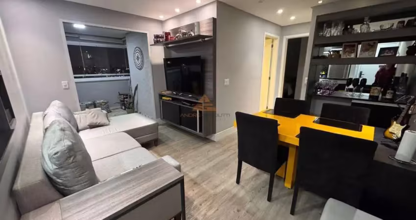 Apartamento para venda em santo andré, vila valparaiso, 2 dormitórios, 1 suíte, 2 banheiros, 2 vagas