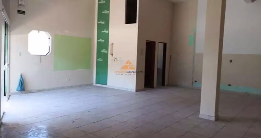 Salão comercial para locação em santo andré, jardim santo andre, 2 banheiros, 2 vagas