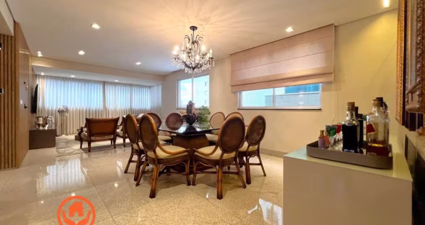 APARTAMENTO À VENDA NO BAIRRO CASTELO, 4 QUARTOS, 2 VAGAS, VARANDA INTEGRADA, PRÉDIO DE UM POR ANDAR COM ELEVADOR, 186M²