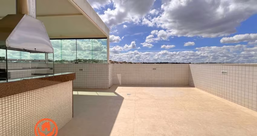 COBERTURA À VENDA NO BAIRRO CASTELO, 3 QUARTOS, 2 VAGAS, ESPAÇO GOURMET, PRÉDIO COM ELEVADOR, 180M²