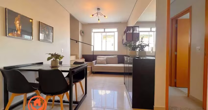 COBERTURA À VENDA NO BAIRRO CASTELO, 2 QUARTOS, 2 VAGAS, PRÉDIO INDIVIDUAL ELEVADOR, 110M²