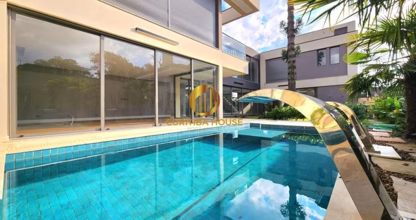 Magnífica casa altíssimo padrão com 4 suítes, espaço gourmet, piscina, amplo terreno no Camilo Real condominium
