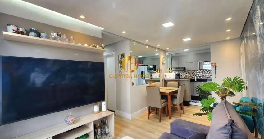 BAIXOU! Apartamento 2 quartos, 1 suíte mobiliado e decorado Condomínio Up Life divisa com Xaxim e Novo Mundo