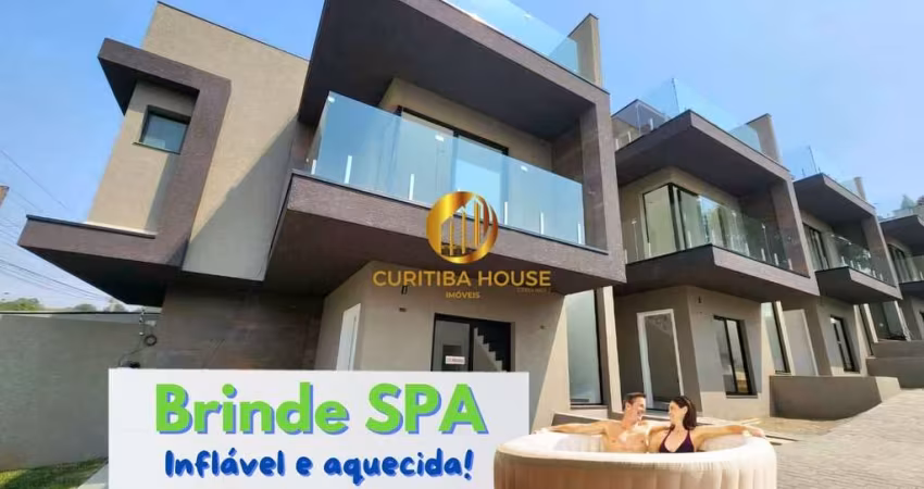 Sobrado com 3 quartos sendo até 3 suítes e terraço na Rua Waldemar Loureiro Campos, 2270, Boqueirão, Curitiba