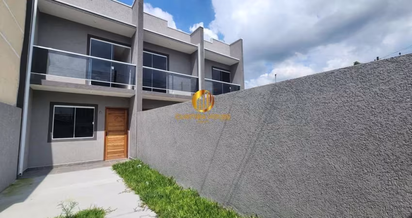 Sobrado 2 quartos novo no Umbara frente para Rua. Entrada de apenas R$ 12.000,00   Avaliação Caixa pronta de R$ 460.000,00.