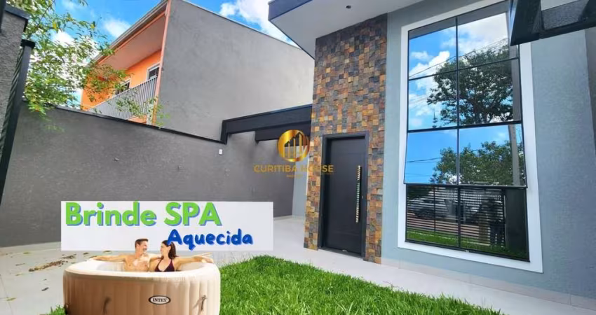 Casa térrea Alto padrão com 3 quartos sendo 1 suíte, alto padrão de acabamentos localizada no melhor do Umbará