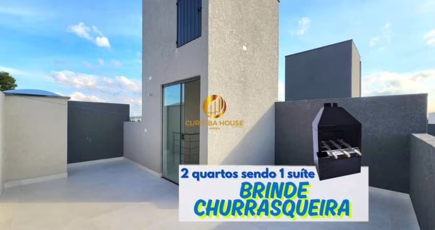 Sobrado triplex 2 quartos sendo 1 suíte,  rooftop terraço gourmet com churrasqueira em condomínio fechado Alto Boqueirão