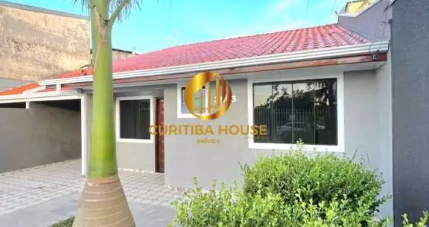 Casa em amplo terreno de 144 m² com 2 quartos, garagem coberta localizada na rua são nicolau, 2563, iguaçu, fazenda rio grande