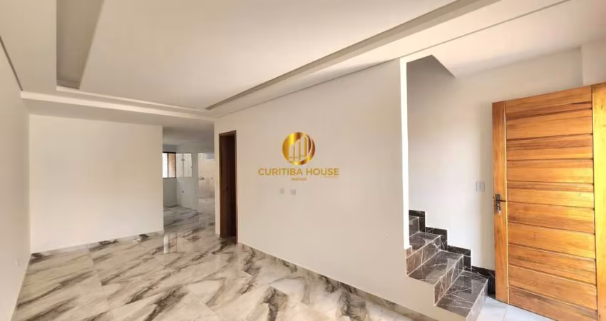Sobrado 4 quartos sendo 1 suíte (1 quarto no piso inferior) amplo terreno nos fundos no Pinheirinho divisa com Sítio Cercado