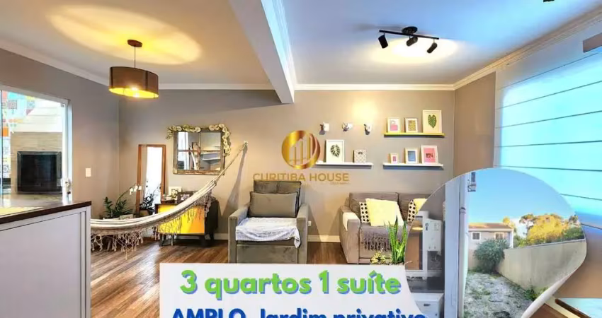 Sobrado 3 Quartos sendo 1 suíte com garden privativo no Pinheirinho, o mais privativo, última unidade do Residencial Las Brumas