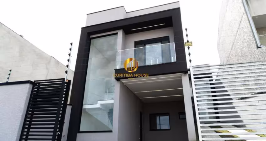 Sobrado 3 quartos de frente para rua no bairro xaxim pronto pra morar