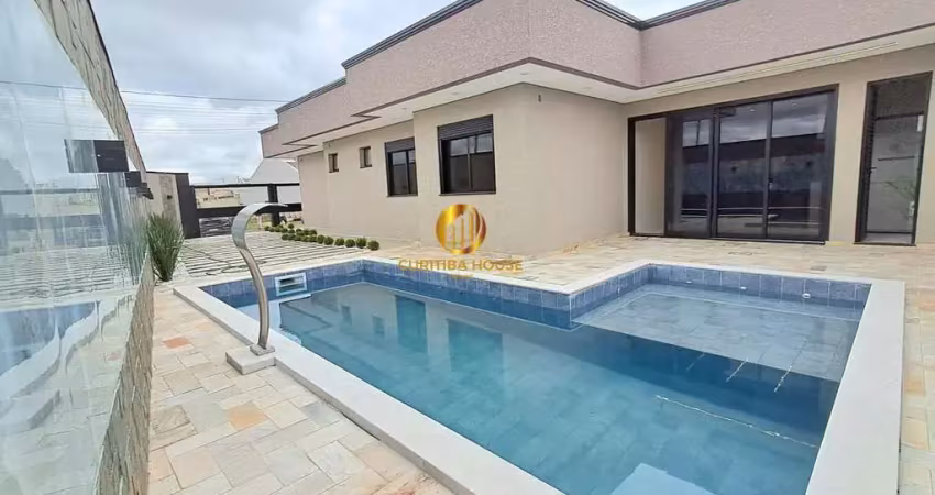 Casa de alto padrão à venda no bairro eucaliptos  fazenda rio grande | 3 quartos, piscina e suíte master