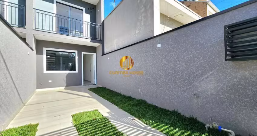 Sobrado 2 quartos com 80 m² de área construída com ambientes espaçosos no umbará