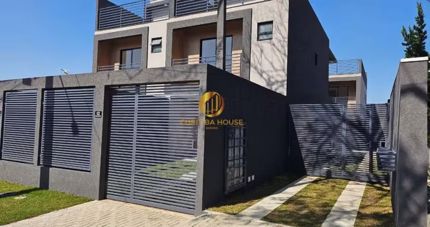 Sobrado novo no pinheirinho 3 quartos, suíte e terraço privativo  109m²