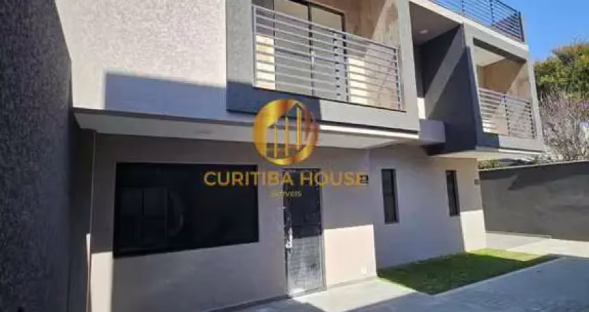 Sobrado novo à venda no pinheirinho curitiba  3 quartos, suíte e terraço privativo