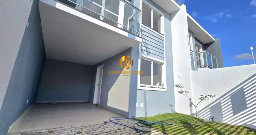 Sobrado novo de frente para rua com 3 quartos suíte, à venda no alto boqueirão, próximo ao terminal do boqueirão!!!!