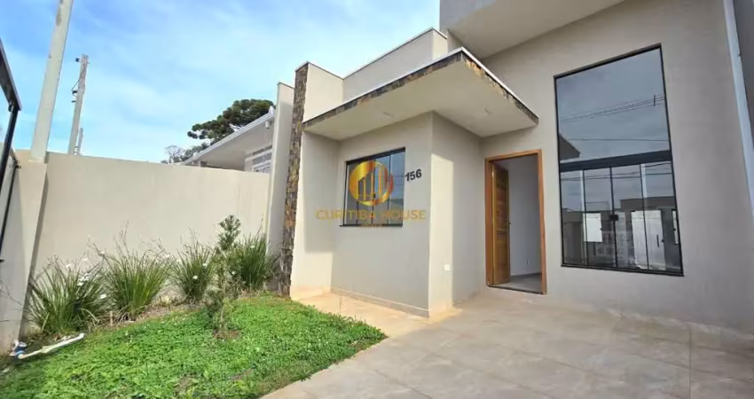 Casa térrea no gralha azul com suíte e pé direito alto rua biguá, 1337  condominio gralha azul ll frg