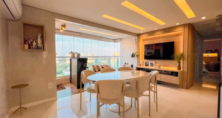 Apartamento 2 suítes no parc victoria | 76,5m² | 2 vagas – luciano cavalcante