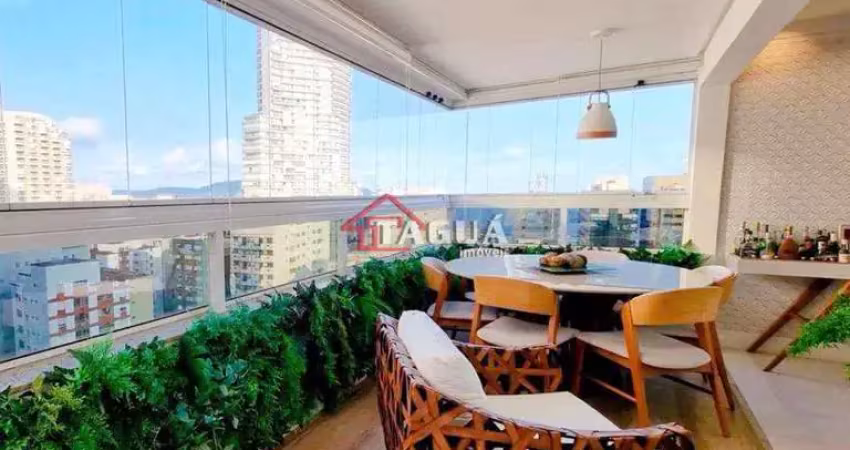 Apartamento com 3 quartos, pompéia, santos - r$ 2.95 mi, cod: 507