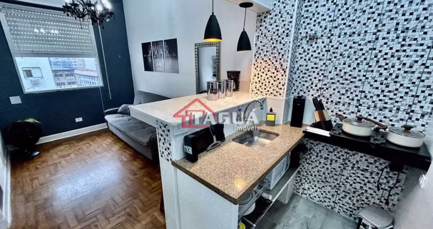 Apartamento com 1 quarto, Boqueirão, Santos - R$ 340 mil, Cod: 537