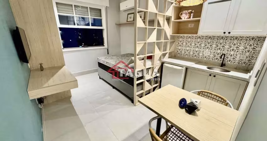 Kitnet com 1 quarto, ponta da praia, santos - r$ 340 mil, cod: 653