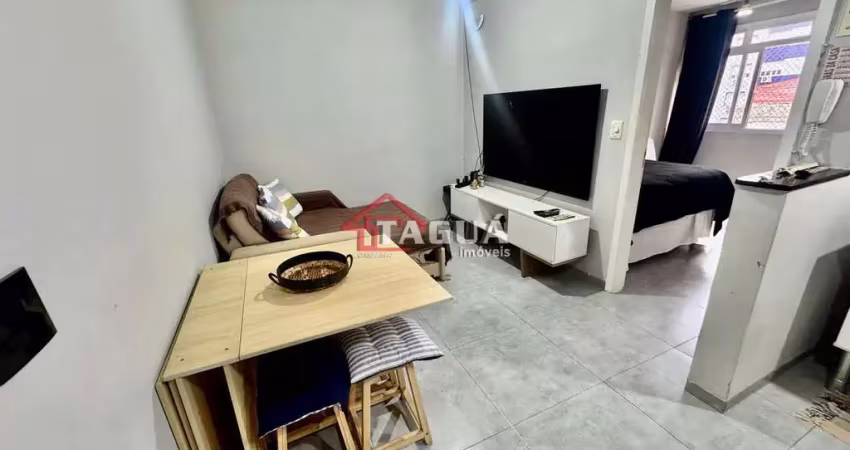 Apartamento com 1 quarto, embaré, santos - r$ 349 mil, cod: 682