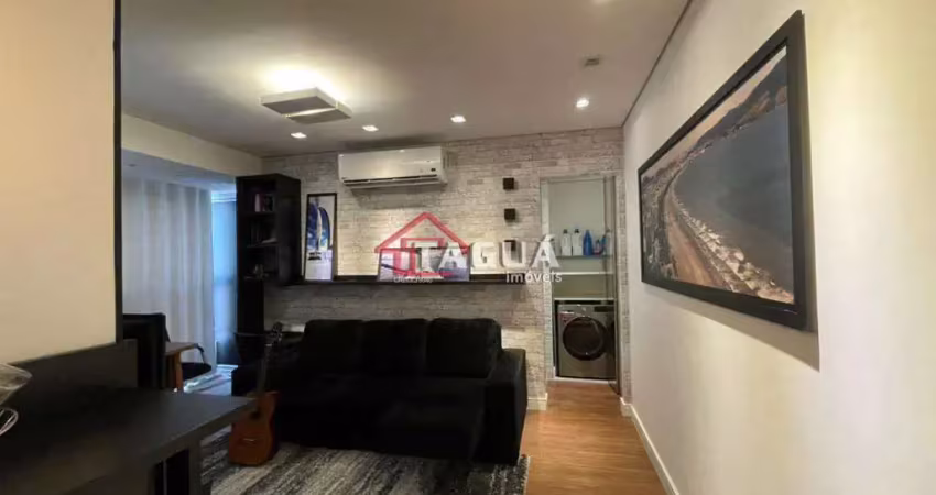 Flat com 1 quarto, itararé, são vicente - r$ 389 mil, cod: 715