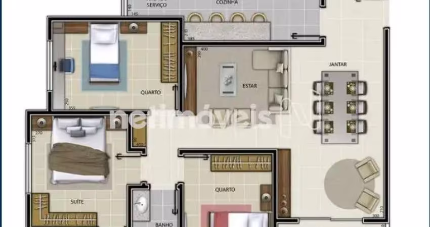 Venda Apartamento 3 quartos Brasiléia Betim