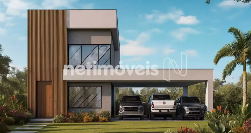 Gleba com projeto arquitetônico de casa alto padrão feita por arquiteto no gran royalle lagoa verde