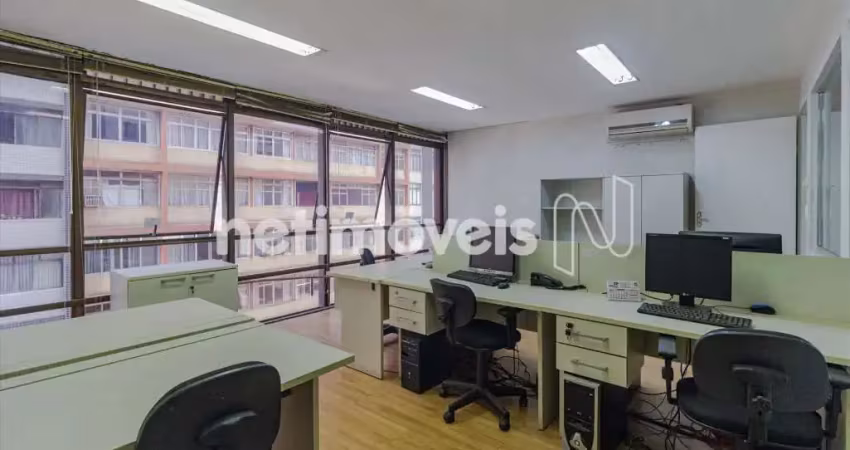 Sala comercial com 5 salas para alugar na Rua dos Guajajaras, Centro, Belo Horizonte