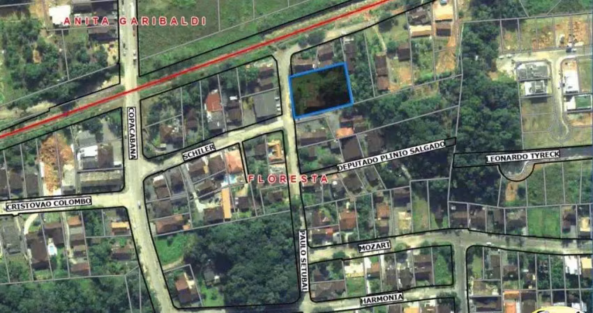 Terreno em condomínio fechado à venda no Floresta, Joinville 
