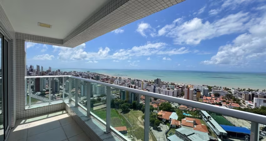 Altiplano | Luxuoso 3 Quartos com Varanda Gourmet e Vista Mar Definitiva