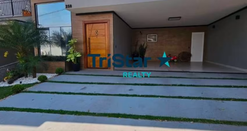 TRISTAR REALTY IMOBILIARIA CA00442 - IMÓVEL COM 03 SUÍTES E SPA COM ACABAMENTO SUPERIOR EM CONDOMINIO CLUBE - AT. 250m² - AC.165m² - JARDIM RESIDENCIA