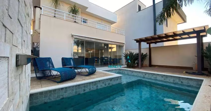 Ca0396 - lindissimo sobrado para locaçao e venda em condominio clube - at. 300m² - ac. 185m² - jardim residencial alto de itaici indaiatuba sp