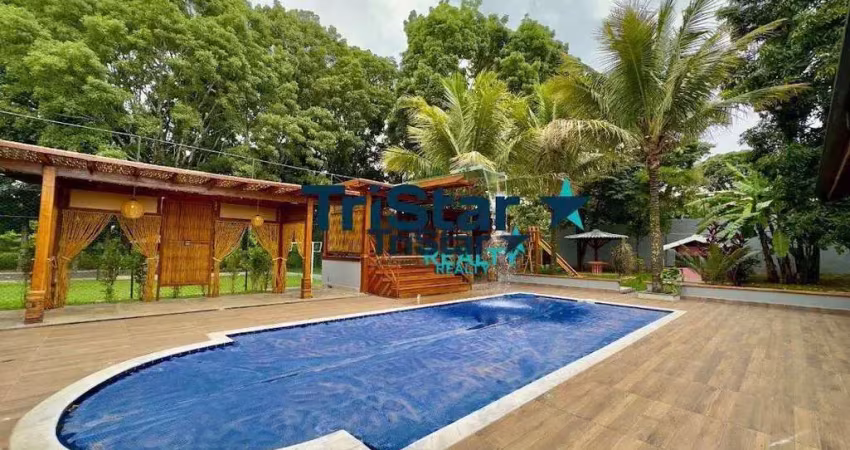 Ch0031 - belíssima chácara recém reformada com lazer completo condominio fechado ao lado do lago - at. 3.000m² - ac. 550m² - vale das laranjeiras inda