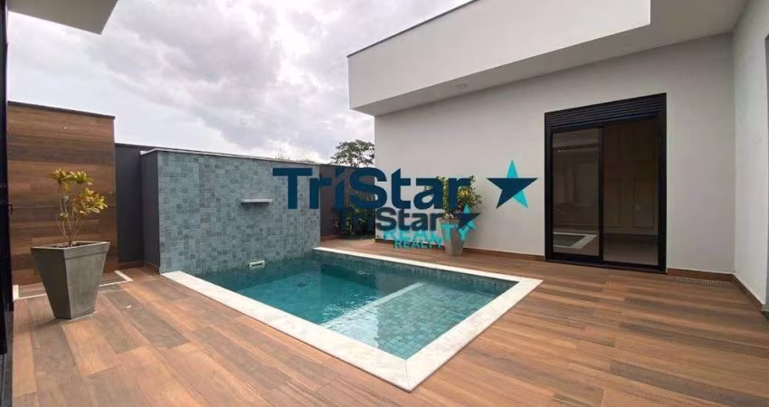 CA0363 - ELEGÂNCIA E CONFORTO EM SOBRADO COM ACABAMENTO EXCLUSIVO EM CONDOMINIO DE ALTO PADRAO - AT. 396m² - AC.245m² - HELVETIA PARK INDAIATUBA SP