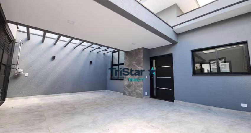 CA0002 - OPORTUNIDADE DE CASA NOVA EM BAIRRO PLANEJADO - AT. 150m² - AC. 105m²- JARDIM VENEZA INDAIATUBA SP