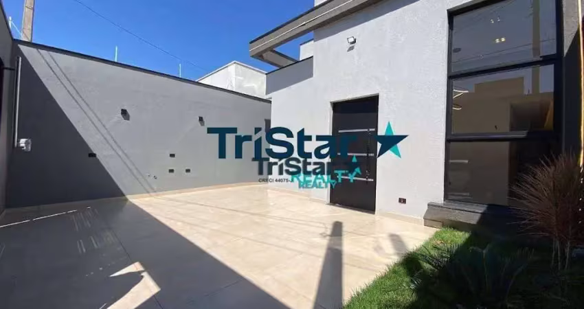 Ca0347 - casa nova com otimo acabamento próximo ao polo shopping e rodoviária - at. 150m² - ac. 84m² - jardim belo horizonte indaiatuba sp