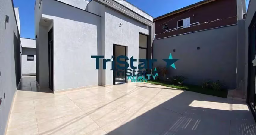 Ca0347 - casa nova com otimo acabamento próximo ao polo shopping e rodoviária - at. 150m² - ac. 84m² - jardim belo horizonte indaiatuba sp
