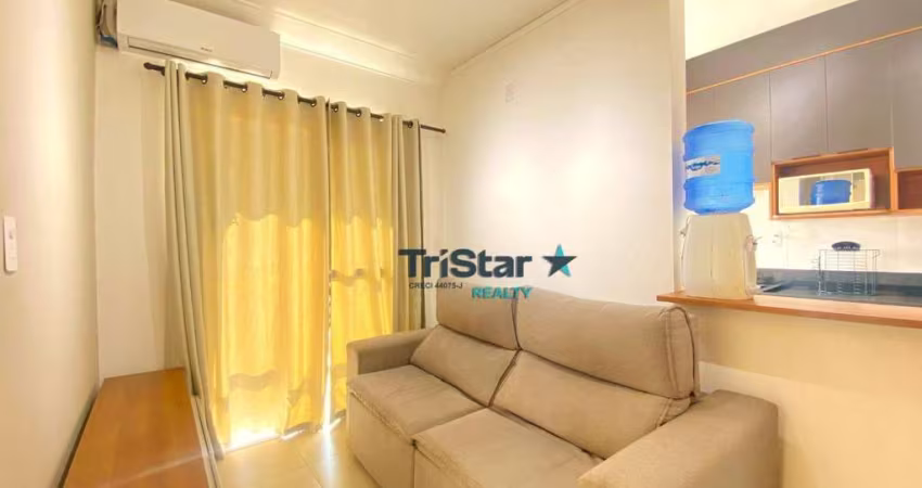 TRISTAR REALTY - AP0207 - APARTAMENTO PARA LOCAÇÃO MOBILIADO EM CONDOMINIO CLUBE - AU. 51m² - VILLA HELVETIA - INDAIATUBA - SP