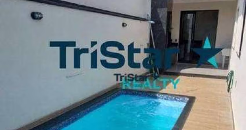 CA0370 - OPORTUNIDADE DE CASA NOVA COM OTIMO ACABAMENTO COM ÁREA GOURMET E PISCINA - AT.150m² - AC.115m² - JARDIM DAS ARARAS INDAIATUBA SP
