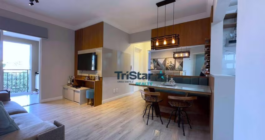 OPORTUNIDADE | APARTAMENTO COM ARQUITETURA ASSINADA E TODO PLANEJADO COM VISTA SOL DA TARDE EM CONDOMINIO FECHADO