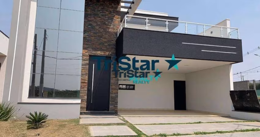 TRISTAR REALTY - CA0295 - CASA ASSOBRADADA EM CONDOMINIO FECHADO - AT. 322m² - AC. 225m² - RESIDENCIAL EVIDÊNCIAS INDAIATUBA SP