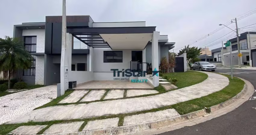 Ca0466 - oportunidade de casa com 03 suites em condomínio fechado - ac.140m² - at. 213m² - vila rica indaiatuba sp