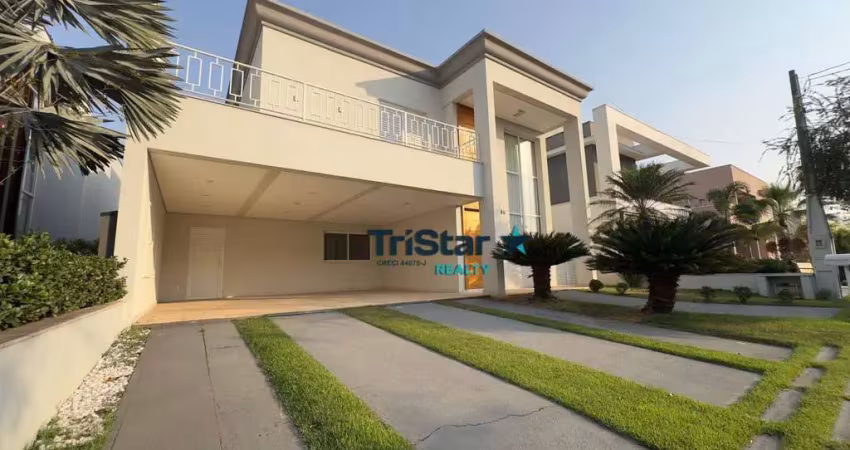 Ca05321 - sobrado com arquitetura ímpar em condominio alto padrao - at. 490m² - ac. 392m² - helvetia park indaiatuba